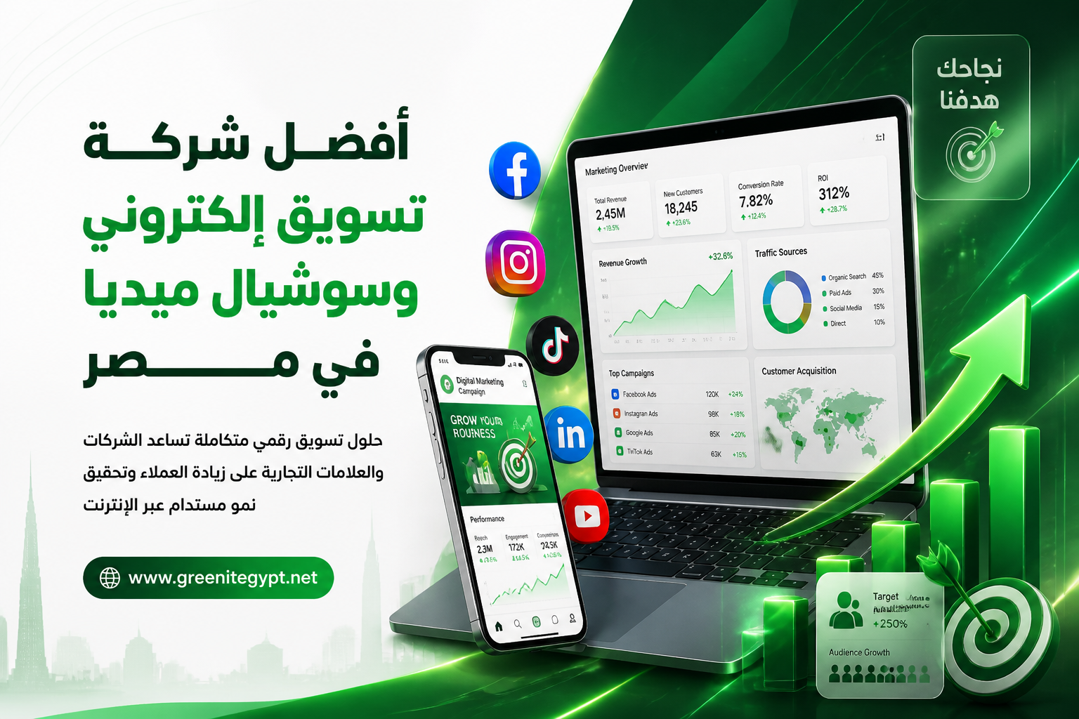 أفضل شركة تسويق إلكتروني وسوشيال ميديا في مصر